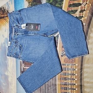 Levi's 501‎ Premium Distressed Cropped Jeans Size 31 NWT
